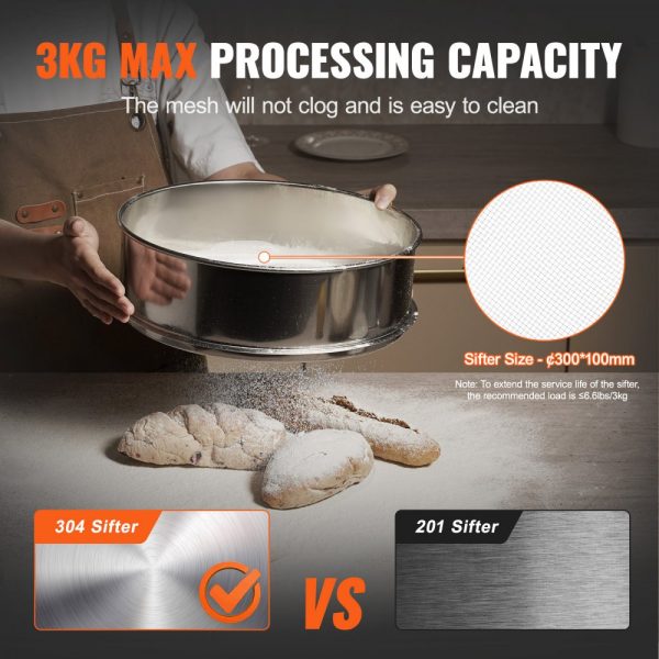 Electric Vibrating Sieve Machine with 10+60 Mesh Automatic Sifter Shaker - Image 6