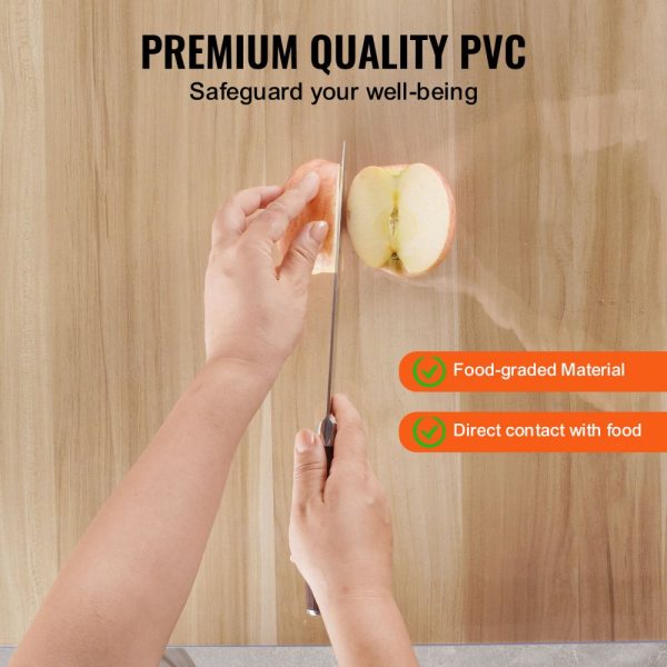PVC Table Protector 24x48 Inch Clear Plastic Desk Protector 2.0mm Thick - Image 3