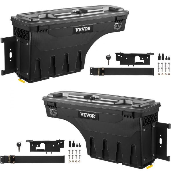 Truck Bed Storage Tool Box 2019-20 Chevrolet Silverado 1500 Left+Right
