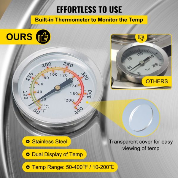 3 Gallon Distillery Setup with Circulating Pump, Copper Tube Design, Built-In Thermometer, and Stainless Steel Construction for DIY Alcohol Distilling - Image 5