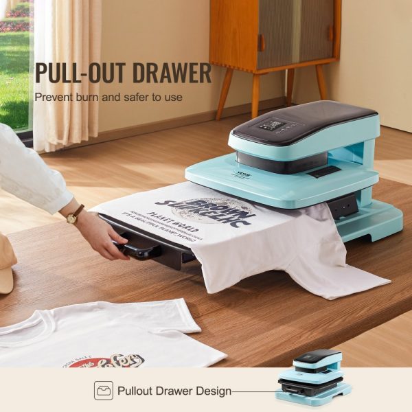 Auto Heat Press Machine 15x15in Smart T-Shirt Press with Even Heating for Sublimation and Vinyl Transfers - Image 6