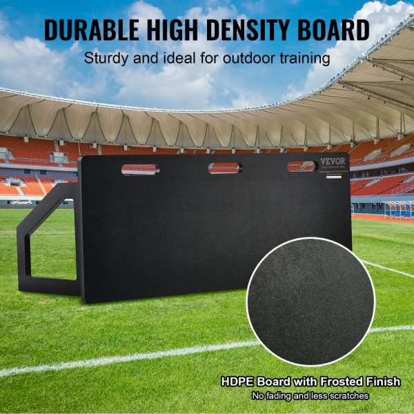 Portable Soccer Rebounder Board 45x18 HDPE Foldable Design with 2 Angle Rebounds Soccer Training Equipment for Kids and Adults Passing and Shooting Practice - Image 4