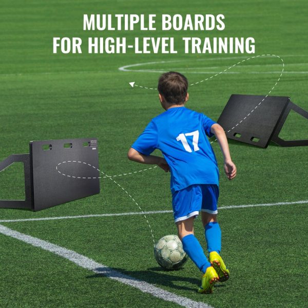 Portable Soccer Rebounder Board 45x18 HDPE Foldable Design with 2 Angle Rebounds Soccer Training Equipment for Kids and Adults Passing and Shooting Practice - Image 6