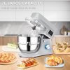 450W Stand Mixer 6-Speed Tilt-Head Dough Mixer 7.4 Qt Bowl 3 Attachments - Image 6