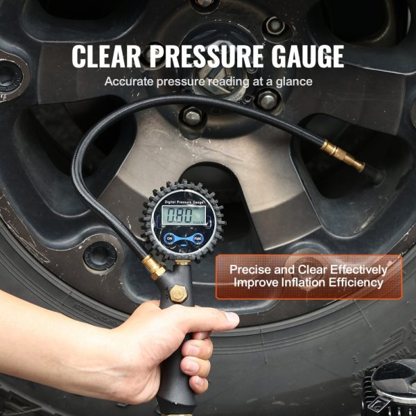 12V Heavy Duty Portable Air Compressor Car Tire Inflator 7.06CFM 150PSI - Image 3