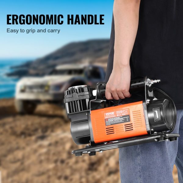 12V Heavy Duty Portable Air Compressor Car Tire Inflator 7.06CFM 150PSI - Image 6
