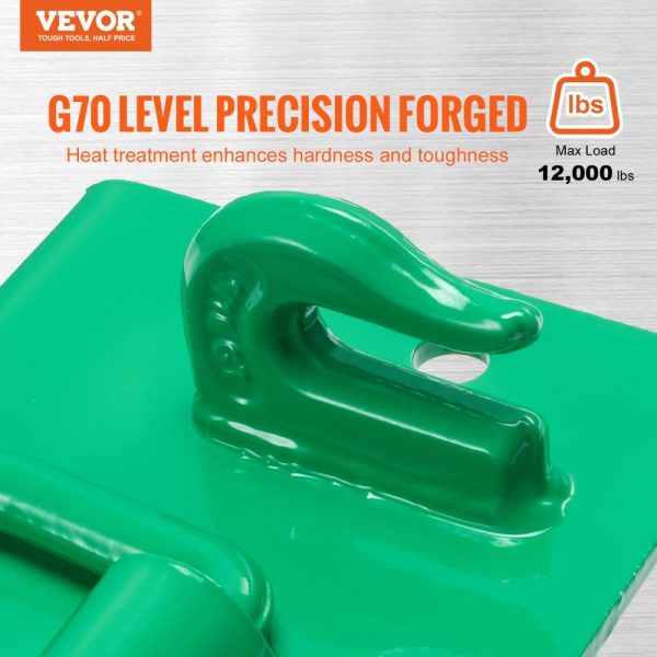 5/16" Tractor Bucket Hooks Grade 70 Steel Grab Hooks 12,000 lbs for RV UTV - Image 2
